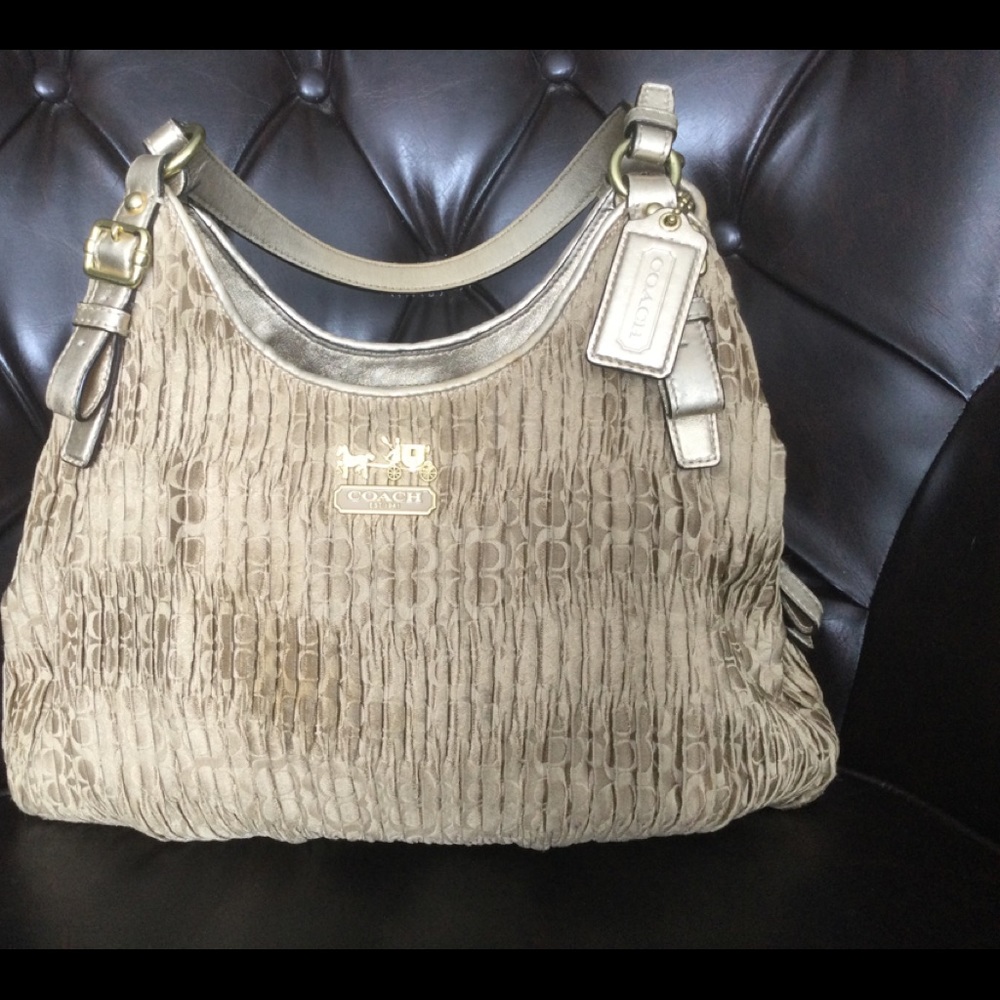 Coach Gold Satchel